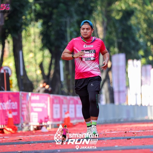 Race photo from SMARTFREN RUN 2026
