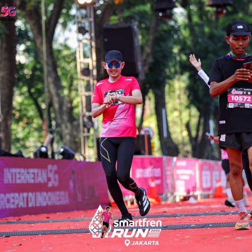 Race photo from SMARTFREN RUN 2026