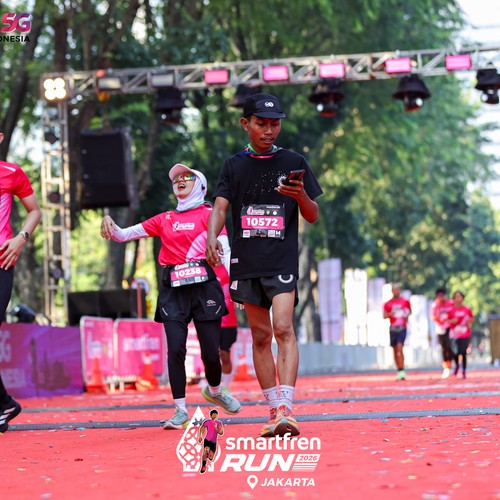 Race photo from SMARTFREN RUN 2026