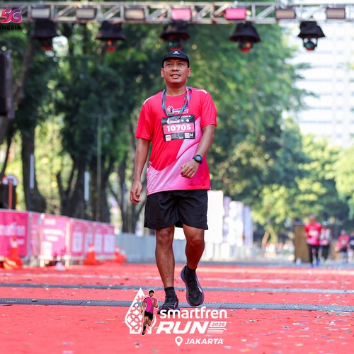 Race photo from SMARTFREN RUN 2026