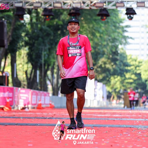 Race photo from SMARTFREN RUN 2026