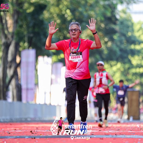 Race photo from SMARTFREN RUN 2026