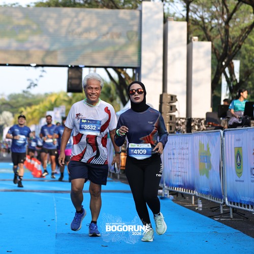 Race photo from BOGORUN 2026
