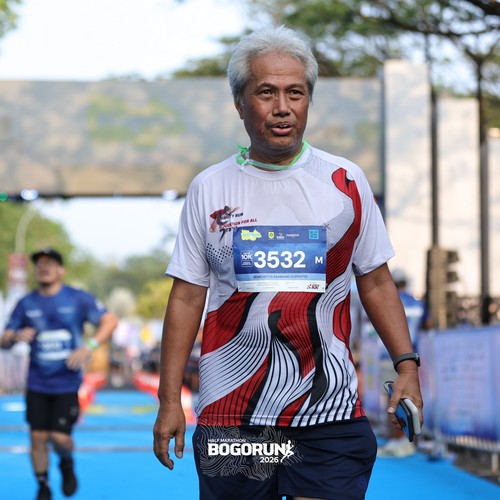 Race photo from BOGORUN 2026