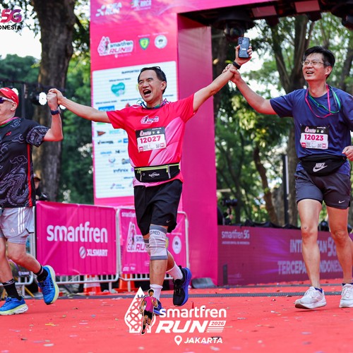 Race photo from SMARTFREN RUN 2026