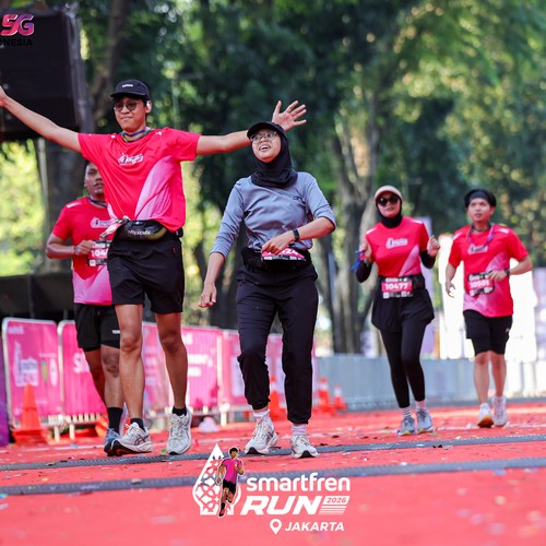 Race photo from SMARTFREN RUN 2026