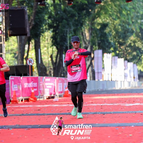 Race photo from SMARTFREN RUN 2026