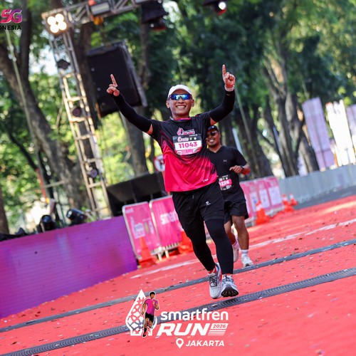 Race photo from SMARTFREN RUN 2026