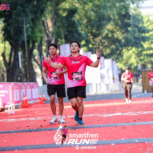 Race photo from SMARTFREN RUN 2026