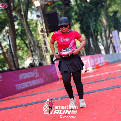 Race photo from SMARTFREN RUN 2026
