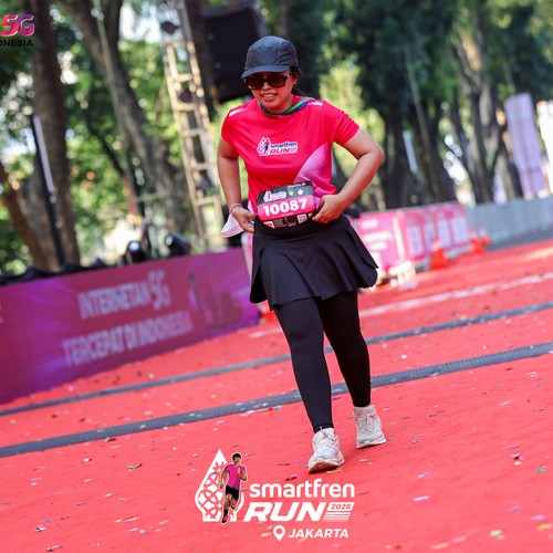 Race photo from SMARTFREN RUN 2026
