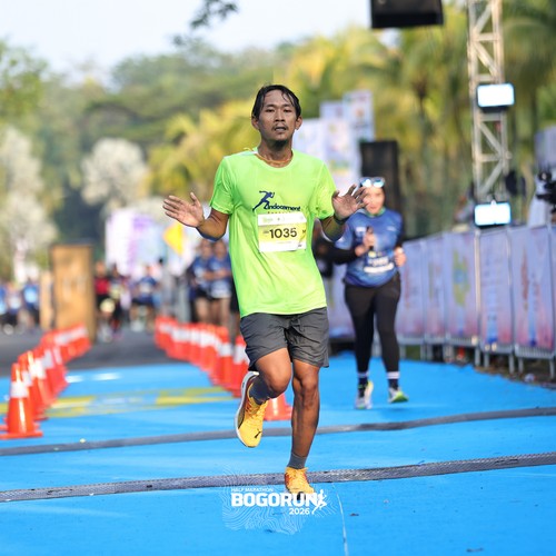 Race photo from BOGORUN 2026