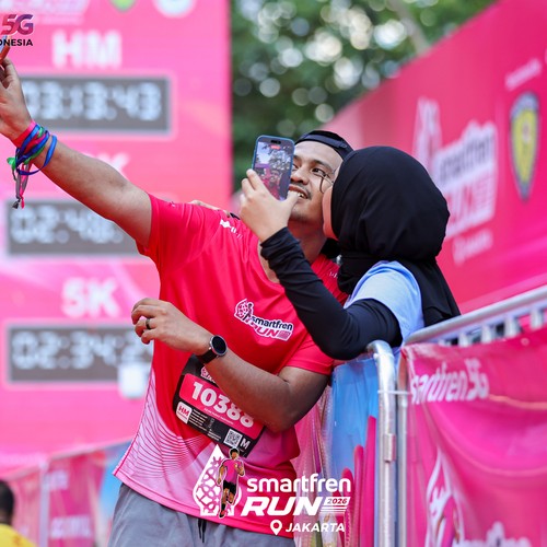 Race photo from SMARTFREN RUN 2026