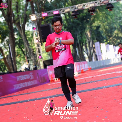 Race photo from SMARTFREN RUN 2026