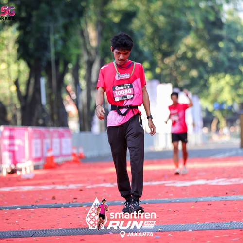 Race photo from SMARTFREN RUN 2026