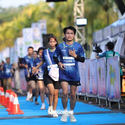 Race photo from BOGORUN 2026