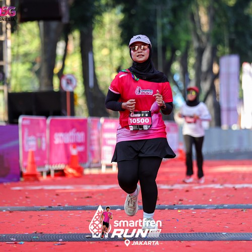 Race photo from SMARTFREN RUN 2026