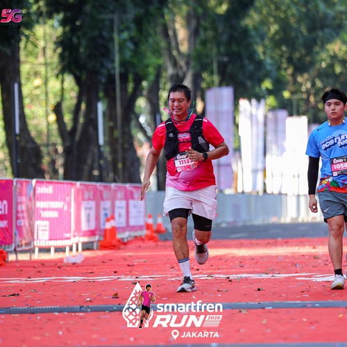 Race photo from SMARTFREN RUN 2026