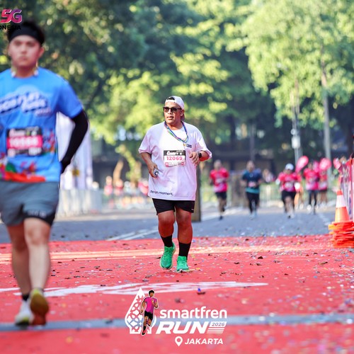 Race photo from SMARTFREN RUN 2026