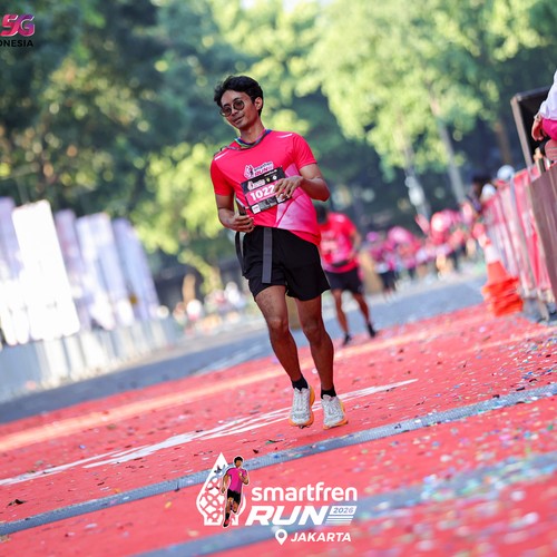 Race photo from SMARTFREN RUN 2026