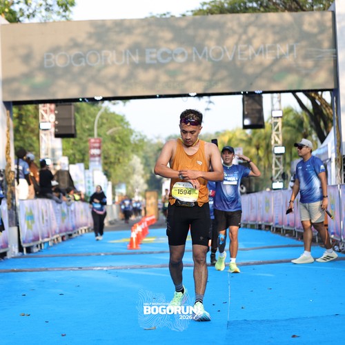 Race photo from BOGORUN 2026