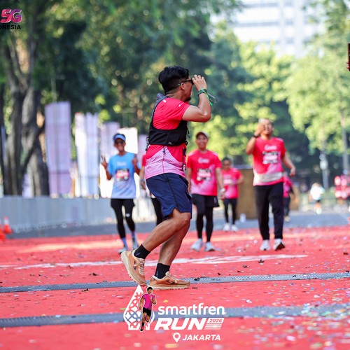 Race photo from SMARTFREN RUN 2026