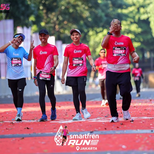 Race photo from SMARTFREN RUN 2026