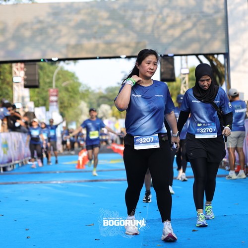 Race photo from BOGORUN 2026