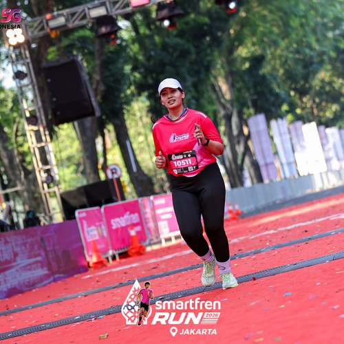 Race photo from SMARTFREN RUN 2026