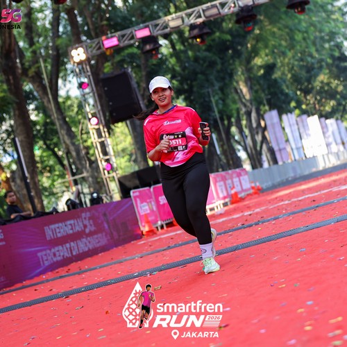Race photo from SMARTFREN RUN 2026