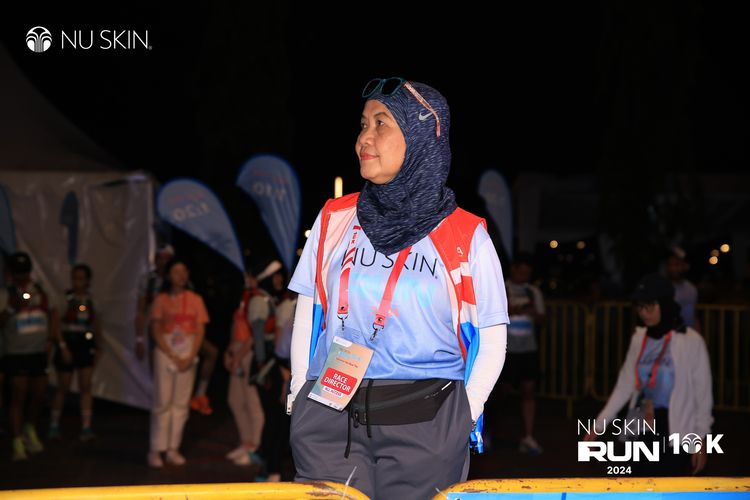 Race photo from Nu Skin Run 10K