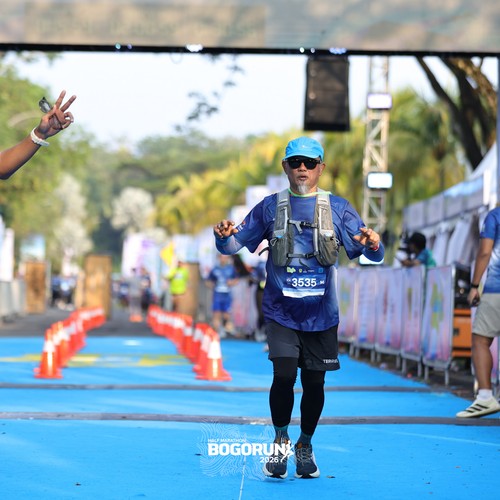 Race photo from BOGORUN 2026