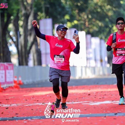 Race photo from SMARTFREN RUN 2026