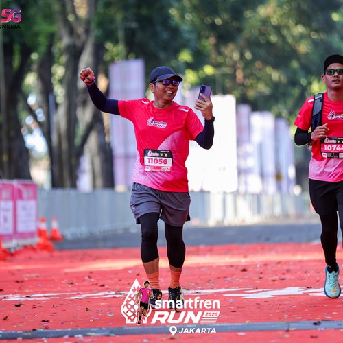 Race photo from SMARTFREN RUN 2026