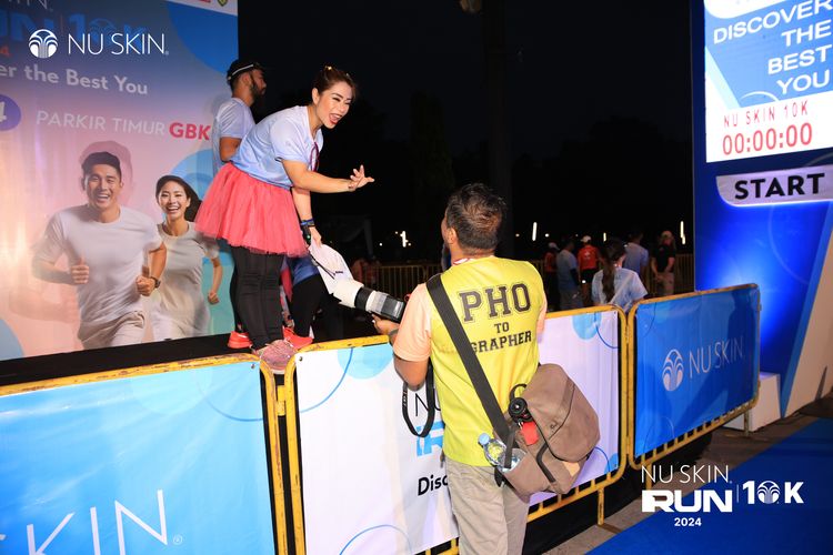 Race photo from Nu Skin Run 10K