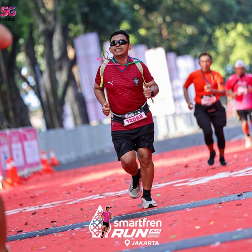 Race photo from SMARTFREN RUN 2026