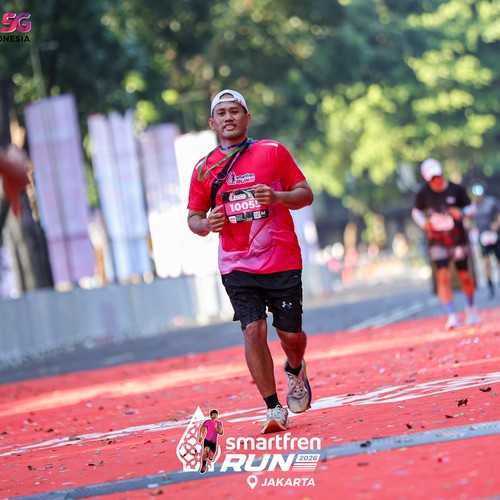 Race photo from SMARTFREN RUN 2026