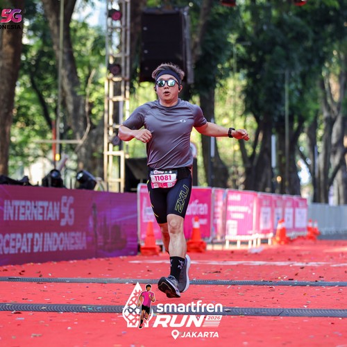 Race photo from SMARTFREN RUN 2026