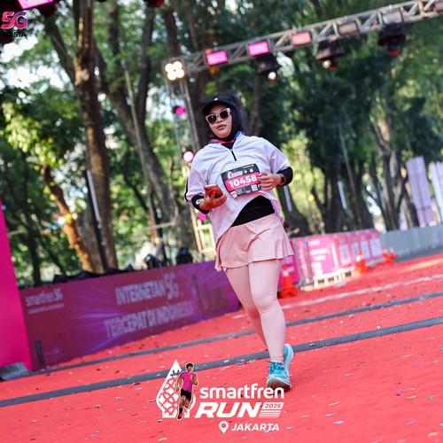 Race photo from SMARTFREN RUN 2026