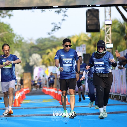 Race photo from BOGORUN 2026