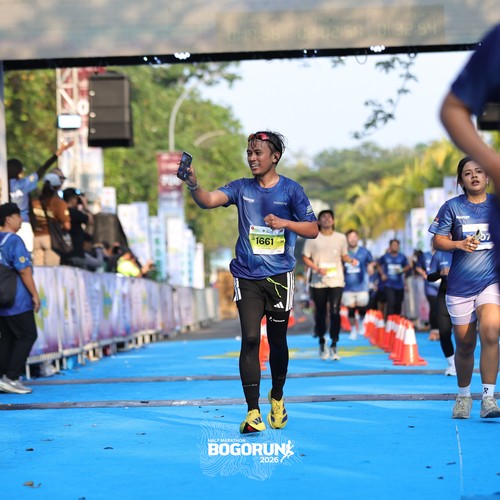 Race photo from BOGORUN 2026