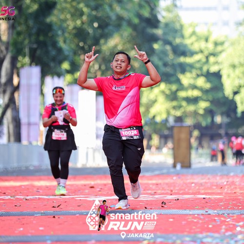 Race photo from SMARTFREN RUN 2026