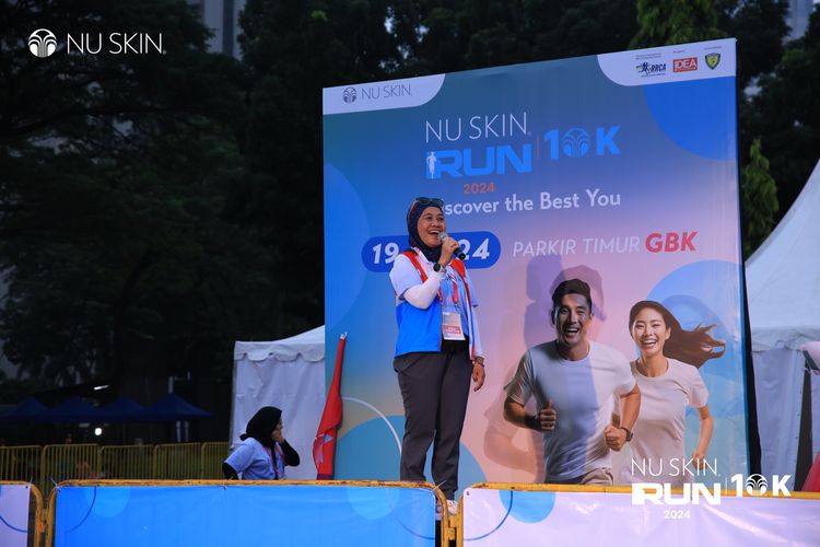 Race photo from Nu Skin Run 10K