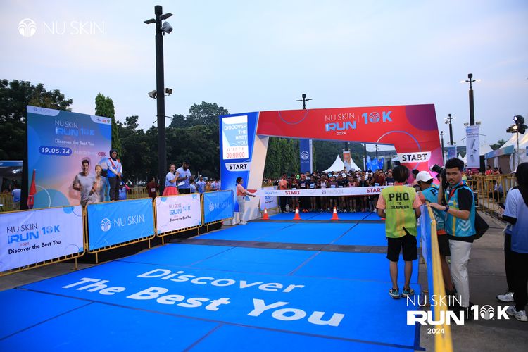Race photo from Nu Skin Run 10K
