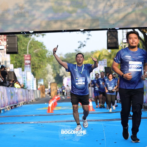 Race photo from BOGORUN 2026