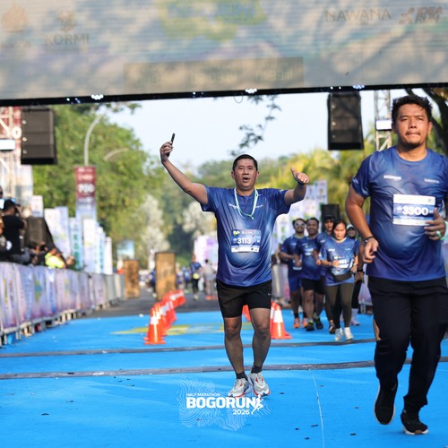 Race photo from BOGORUN 2026