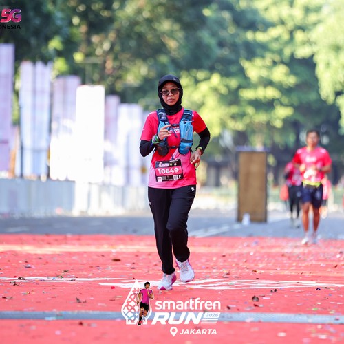 Race photo from SMARTFREN RUN 2026