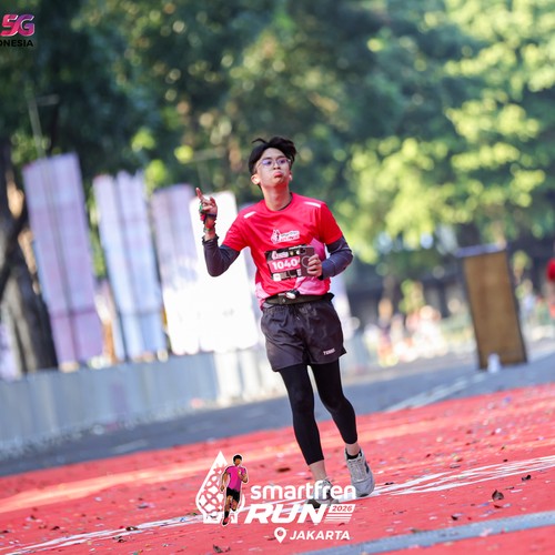 Race photo from SMARTFREN RUN 2026