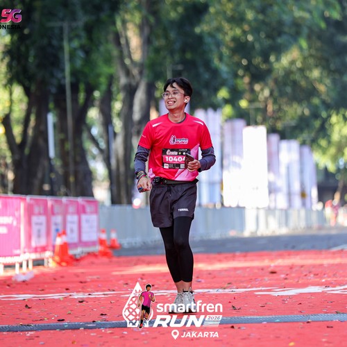 Race photo from SMARTFREN RUN 2026