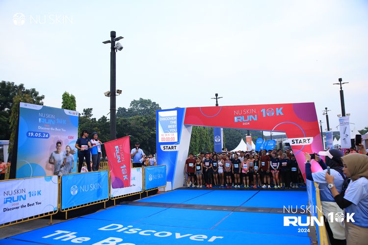 Race photo from Nu Skin Run 10K